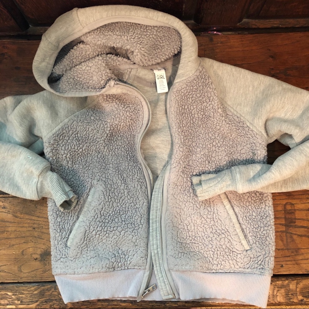Athleta Girl Cozy Zip Up Hoodie size 7